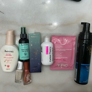 Lot Of NYX Aveeno Revolution Bonde Sands Essei Carbon Theory Mixed Beuty And Ski